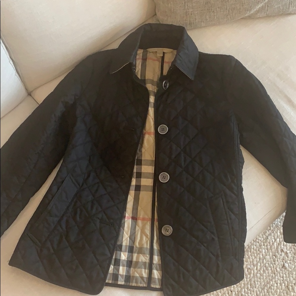 Burberry quilted coat